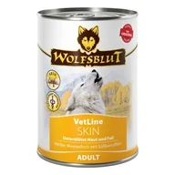 Mokra karma dla psów - WOLFSBLUT Adult VetLine Skin, biała ryba morska 6x395 g - miniaturka - grafika 1
