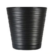 Donice - Doniczka Tedi 15 cm czarna - miniaturka - grafika 1