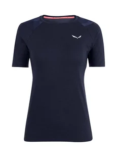 Salewa Koszulka funkcyjna w kolorze granatowym - Koszulki sportowe damskie - miniaturka - grafika 1