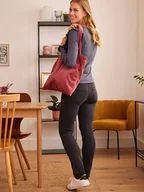 Spodnie ciążowe - vertbaudet Dżinsy ciążowe - Slim fit - w kolorze czarnym - miniaturka - grafika 1