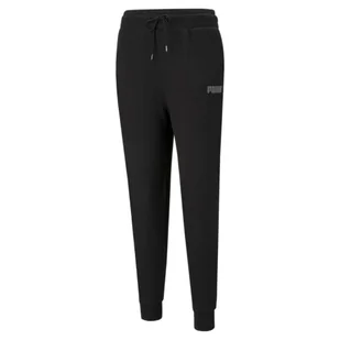 Spodnie damskie Puma Modern Basics High czarne - Spodnie damskie - miniaturka - grafika 1