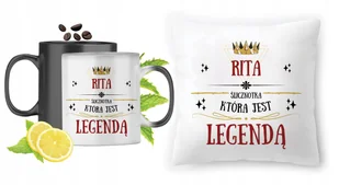 Dla Rity Zestaw Kubek Magiczny + Poduszka z Nadrukiem ze Zdjęciem - Gadżety dla niej i dla niego - miniaturka - grafika 1