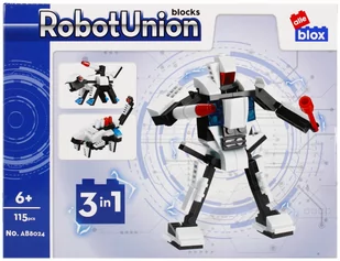 Klocki konstrukcyjne Robot 115 elementów ALLEBLOX - Klocki - miniaturka - grafika 1