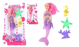 FLYPOP'S - Syrena - Zabawka dla dzieci - 071534 - Losowy model - Plastik - Lalka - Lalka - Manekin - Świat Morski - 28 cm x 4 cm - Od 3 lat - Manekiny wystawowe - miniaturka - grafika 1