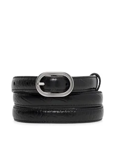 Gino Rossi Pasek Damski BLYL23005 Czarny - Paski - miniaturka - grafika 1