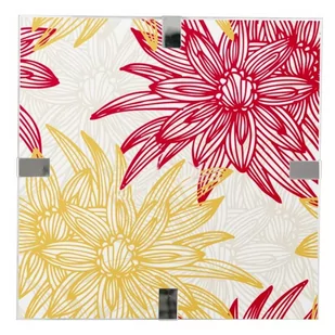 Candellux GEORGIA PLAFON 40X40 16W LED CZERWONO ŻÓŁTY 6500K 10-45362 - Lampy sufitowe - miniaturka - grafika 1