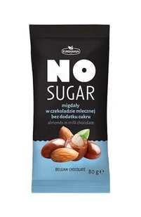 Eurohansa Migdały w czekoladzie mlecznej No Sugar bez cukru 80 g - Zdrowa żywność - miniaturka - grafika 1