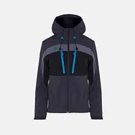 Kurtki męskie - IZAS Męska kurtka softshell Inatye Outdoor Dym/czarny/turkusowy XS - miniaturka - grafika 1