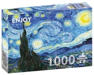 Puzzle - Puzzle, Gwiaździsta noc, Vincent van Gogh, 1000 el. - miniaturka - grafika 1