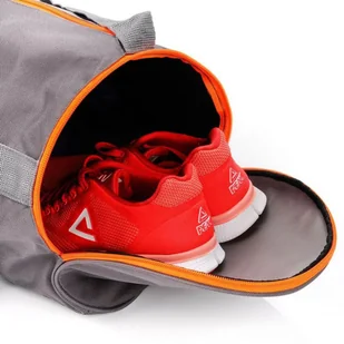 Torba fitness Meteor Siggy 25L (kolor Pomarańczowy. Szary/Srebrny) - Torby sportowe - miniaturka - grafika 2