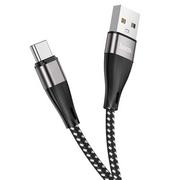 Kable USB - Hoco Kabel Usb Do Usb-C 3a Blessing X57 1 Metr Czarny - miniaturka - grafika 1