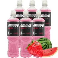 Napoje energetyczne i izotoniczne - 4Move Napój izotoniczny niegazowany o smaku truskawka - arbuz 750 ml x 6 sztuk - miniaturka - grafika 1
