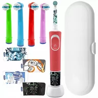 Szczoteczki do zębów - Oral-B Vitality 100 Star Wars + Zam. Kids Color X4 + Etui Białe - miniaturka - grafika 1