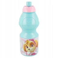 Kubki dla dzieci - Plastikowy bidon butelka Psi Patrol 400ml girl - miniaturka - grafika 1