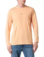Koszulki męskie - BOSS t-shirt męski tokkslong, Light/Pastel Orange833, L - miniaturka - grafika 1