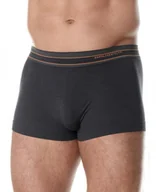 Majtki męskie - Bokserki męskie Brubeck Active Wool BX10870 grafitowy - miniaturka - grafika 1