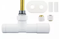 Zawory i kraniki - Zawór jednootworowy regulacyjny UNICO biały mat All in one prawy Cu - miniaturka - grafika 1