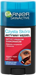 Garnier Czysta Skóra sztyft przeciw zaskórnikom - Pozostałe kosmetyki do pielęgnacji twarzy - miniaturka - grafika 1