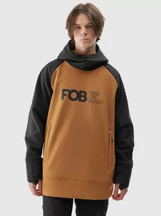 Kurtka snowboardowa męska 4F M150 beige XL - Kurtki narciarskie - miniaturka - grafika 1