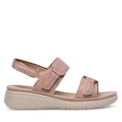 Sandały damskie - Sandały Clara Barson WYL0510-01 Różowy - miniaturka - grafika 1