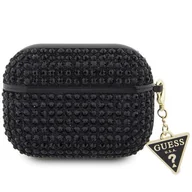 Akcesoria do słuchawek - Guess GUAP2HDGTPK AirPods Pro 2 cover czarny/black Rhinestone Triangle Charm - miniaturka - grafika 1
