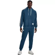 Spodnie sportowe męskie - Męskie spodnie dresowe UNDER ARMOUR UA ESSENTIAL HERITGE FLEECE JOGGER - niebieskie - miniaturka - grafika 1