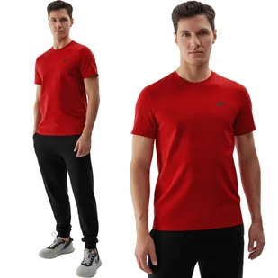 Koszulka Męska 4F T-shirt Bawełniany Sportowy Casual Limitowany SS24 - Koszulki męskie - miniaturka - grafika 1