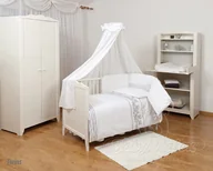 Pościel dla dzieci - Pościel 3 el. 100x135 z ochraniaczem Bianco Twins BabyMatex - miniaturka - grafika 1