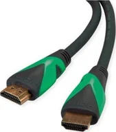 Kable komputerowe i do monitorów - Kabel Roline Kabel ROLINE GREEN ATC 8K HDMI Ultra HD z Ethernetem, M/M, czarny, 3 m - miniaturka - grafika 1