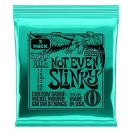 Struny gitarowe  - Ernie Ball Not Even Slinky Nickel Wound Electric Guitar Strings 3 Pack - 12-56 Gauge - miniaturka - grafika 1
