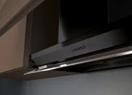 Okapy kuchenne - Falmec Virgola EVO 75 Czarny - miniaturka - grafika 1