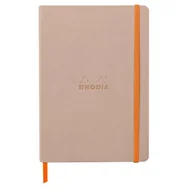 Notesy i bloczki - Notatnik Rhodia A5, miękka oprawa, linie, Rose Smoke - miniaturka - grafika 1