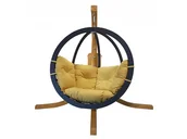 Fotele ogrodowe wiszące - Zestawy ogrodowe KOALA Zestaw: stojak Alicante + fotel Swing Chair Single antracyt 5907564667845 - miniaturka - grafika 1