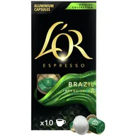 Kawa w kapsułkach i saszetkach - Kapsułki do Nespresso L'OR Espresso Brazil 10 szt. - miniaturka - grafika 1
