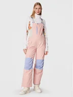 Spodnie narciarskie - Roxy Spodnie narciarskie Chloe Kim ERJTP03197 Różowy Regular Fit - miniaturka - grafika 1
