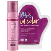 Samoopalacze - MineTan Double Dark, Pianka Samoopalająca, 200ml + Rękawica - miniaturka - grafika 1