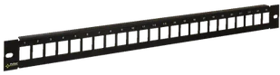 Pulsar RAP-RJ45 ramka RAP-RJ45 Patch Panel Keystone (RJ45), krosownica 24 porty - Pozostałe akcesoria sieciowe - miniaturka - grafika 1