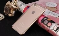 Etui i futerały do telefonów - Bumper Clear Samsung Galaxy S7 Złoty - miniaturka - grafika 1