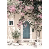 Obrazy i zdjęcia - Obraz na płótnie 50 x 70 cm Zielone Drzwi - miniaturka - grafika 1