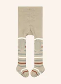 Rajstopy - Falke Rajstopy Antypoślizgowe Multi Stripe beige - miniaturka - grafika 1