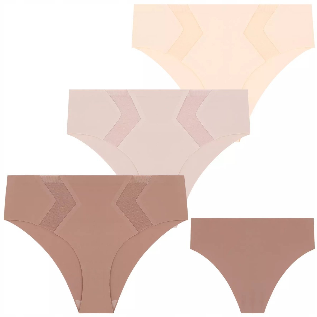 Zestaw 3X Figi Majtki Damskie Bikini Klasyczny Krój Kobiece Moraj Xl