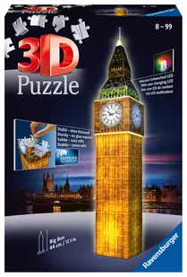Ravensburger Puzzle 3D Big Ben Night Edition 216 - Puzzle - miniaturka - grafika 2