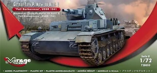 Mirage Hobby "MIRAGE  German Tank Pz.Kpfw. IV Ausf. E  ""Fall Barbarossa"" USSR 1941 mir728055" - Modele do sklejania - miniaturka - grafika 1