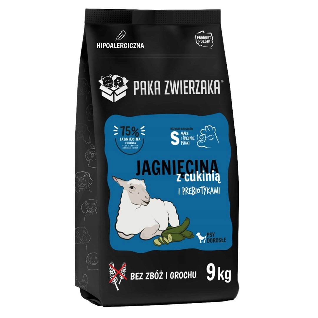 PAKA ZWIERZAKA Seventh Heaven Karma sucha Jagnięcina z cukinią S 9kg -