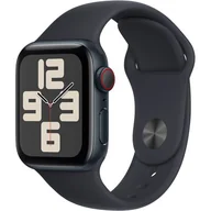 Smartwatch - Apple Watch SE 2-gen GPS + Cellular 40 mm S/M Czarny - miniaturka - grafika 1