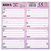 Etykiety samoprzylepne i bloki etykiet - Nalepki na zeszyty BackUp 7 A32 - miniaturka - grafika 1
