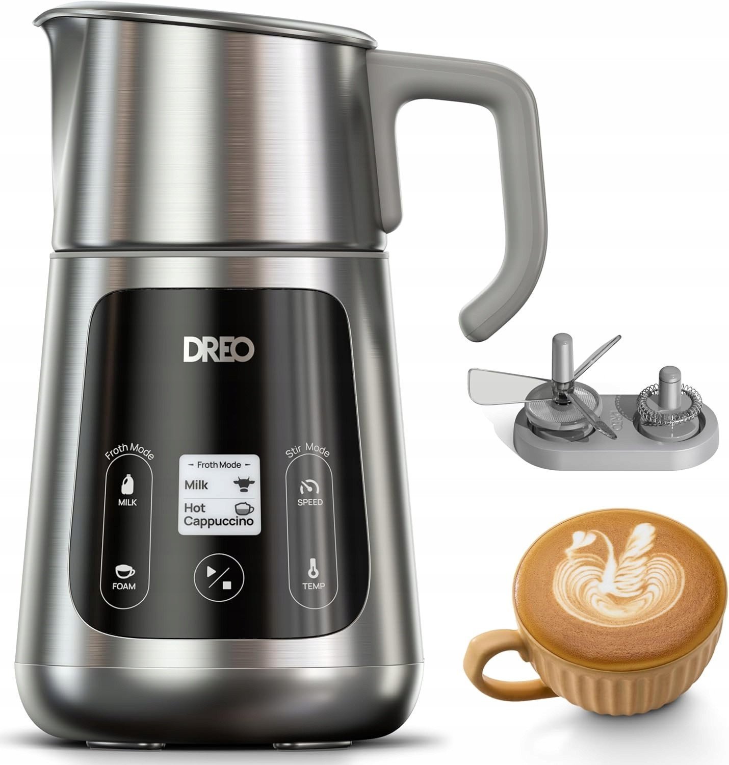 Dreo All-in-One spieniacz do mleka 800ml 600W DRKMF001