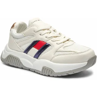 Tommy Hilfiger Sneakersy - Buty dla dziewczynek - miniaturka - grafika 1