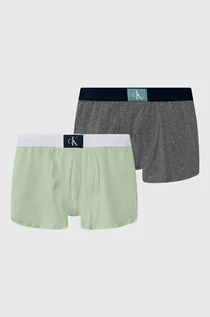 Majtki dla dzieci - Calvin Klein Underwear bokserki dziecięce 2-pack kolor zielony - grafika 1