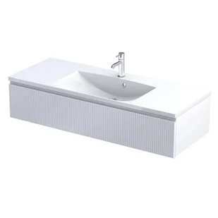 Szafka łazienkowa pod umywalkę Oristo Brylant 120 cm biały mat OR36-SD1S-120-2R - Szafki łazienkowe - miniaturka - grafika 1